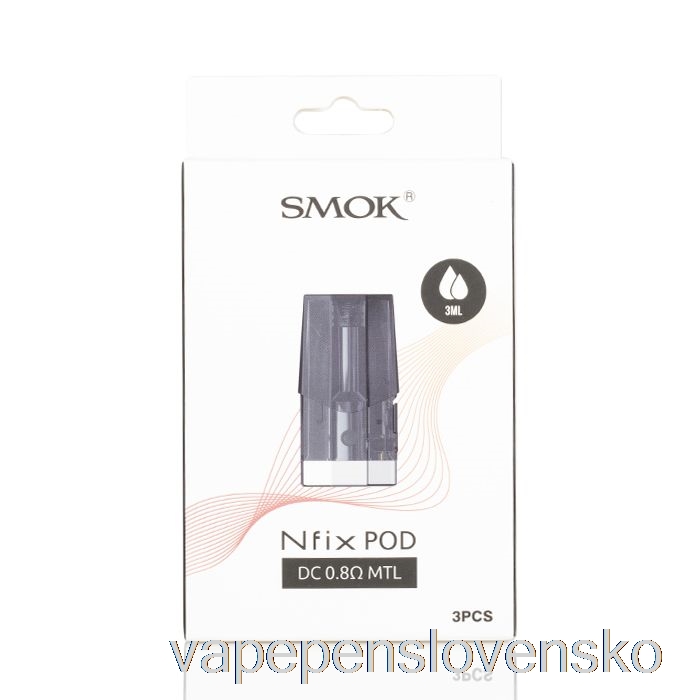 Smok Nfix Náhradné Pods 0,8ohm Mesh Pods Vape Bez Nikotinu